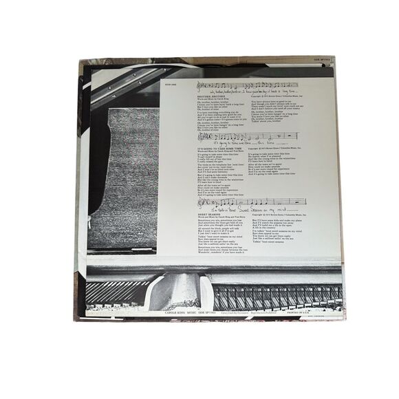 Carole King Music Vinyl Album LP 1971 Terre Haute Pressing Very Good Condition - Picture 5 of 11